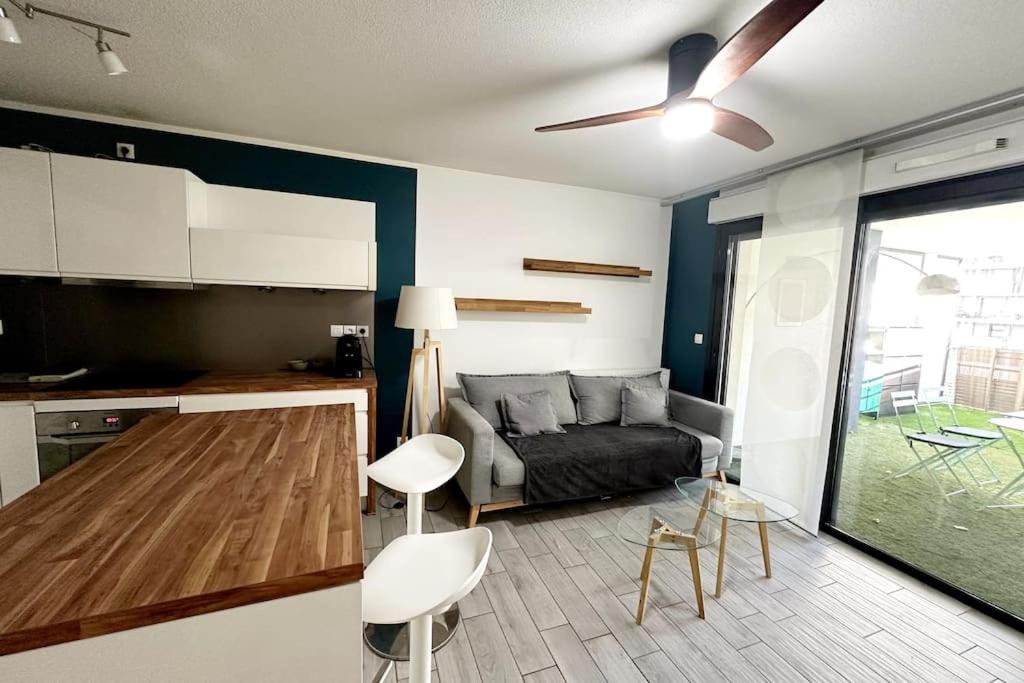 Bel Appart Design 2Ch, Mairie, Pkg, Wifi, Terrasse, Port Marianne Μονπελιέ Εξωτερικό φωτογραφία